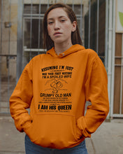 Load image into Gallery viewer, A Spoiled Wife Of An October Grumpy Old Man Birthday Meaningful Gift Hoodie