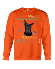 Load image into Gallery viewer, Black Great Dane Attitude Really Gift For Dog Lovers Sweatshirt