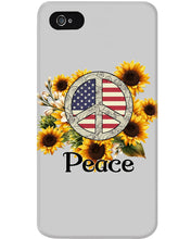 Load image into Gallery viewer, Peace Sign Sunflower Birthday Gift For Girls Phone case
