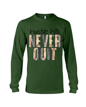 Load image into Gallery viewer, Baseball Hustle Hit Never Quit Gift For Lovers Unisex Long Sleeve