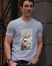 Load image into Gallery viewer, Siamese Cat Red Cardinals Those We Love Guys V-Neck
