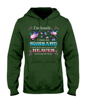 Load image into Gallery viewer, I'm Lonely I Miss My Husband Butterfly Gift For Lover Hoodie