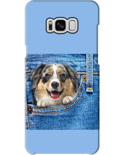 Load image into Gallery viewer, Australian Shepherd In Denim Pocket Gift For Dog Lovers Phone case