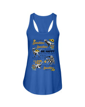 Load image into Gallery viewer, My Only Sunshine Make Me Happy Special Custom Design Ladies Flowy Tank