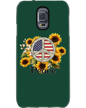Load image into Gallery viewer, Peace Sign Sunflower Birthday Gift For Girls Phone case