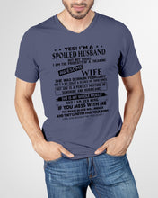 Load image into Gallery viewer, I'm A Spolied Husband But Not Yours - Awesome Wife Was Born In February Guys V-Neck
