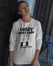 Load image into Gallery viewer, Crazy Goat Lady 2020 Quarantined Gift For Goat Lovers Unisex Long Sleeve