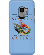 Load image into Gallery viewer, Never Underestimate A 60 Year Old Man Can Play A Guitar Phone case