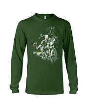 Load image into Gallery viewer, You're Not Alone Motorcycle Axe Gift For Men Unisex Long Sleeve