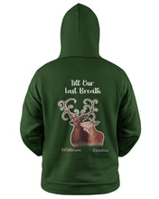 Load image into Gallery viewer, Custom Name Deers Gift For Boyfriend Till Our Last Breath Hoodie