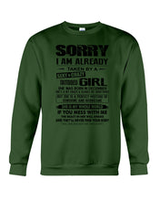 Load image into Gallery viewer, I'm Already Taken By December Sexy And Crazy Girl For Birthday Gift Sweatshirt