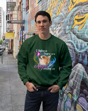 Load image into Gallery viewer, I Believe There Are Angels Among Us Gift For Chihuahua Lovers Sweatshirt