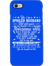 Load image into Gallery viewer, Shes Stubborn Messy And A Brat At Times Black Gift For Husband Phone case