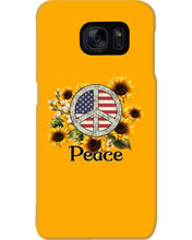 Load image into Gallery viewer, Peace Sign Sunflower Birthday Gift For Girls Phone case