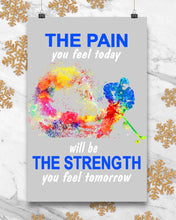 Load image into Gallery viewer, The Pain You Feel Today Will Be The Strength Gift For Women Vertical Poster