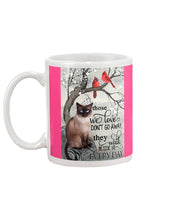 Load image into Gallery viewer, Siamese Cat Red Cardinals Those We Love Mug
