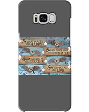 Load image into Gallery viewer, Do What Makes You Happy With Bats Gift For Girls Phone case