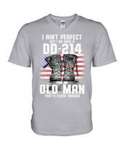Load image into Gallery viewer, I Ain't Perfect But I Do Have A DD-214 For An Old Man Trending Guys V-Neck