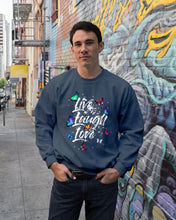 Load image into Gallery viewer, Butterfly Live Laugh Love Gift For Lover Sweatshirt