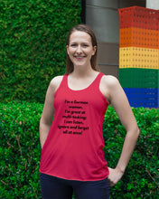 Load image into Gallery viewer, I'm A German Woman I'm Great At Multi Tasking Gift For Women Ladies Flowy Tank