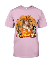 Load image into Gallery viewer, Chihuahua Book Pumpkin Halloween Gift For Dog Lovers Guys Tee