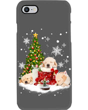 Load image into Gallery viewer, Funny Golden Retrievers Sleep In Red Boots Gift For Dog Lovers Phone case