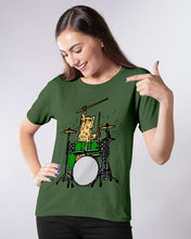 Load image into Gallery viewer, Cat Play Drum Funny Gift For Cat Lovers Ladies Tee