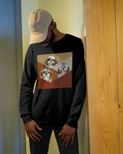 Load image into Gallery viewer, Three Cute Shih Tzu In Bag Gift For Dog Lovers Unisex Long Sleeve