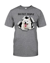 Load image into Gallery viewer, Six Feet People Alaska Husky Unique Custom Design For Dog Lovers Guys Tee