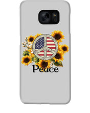 Load image into Gallery viewer, Peace Sign Sunflower Birthday Gift For Girls Phone case