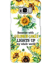 Load image into Gallery viewer, Someone With Childhood Cancer Lights Up My Whole World Trending Phone case