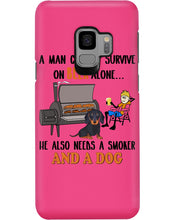 Load image into Gallery viewer, A Man Loves Beer And Dachshund Gift For Dog Lovers Phone case
