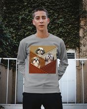 Load image into Gallery viewer, Three Cute Shih Tzu In Bag Gift For Dog Lovers Sweatshirt