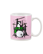 Load image into Gallery viewer, Funny Cat Playing Drums Great Gift For Cat Lovers Mug