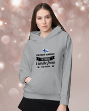 Load image into Gallery viewer, I'm Not Angry I'm Finnish I Smile From The Inside Trending Hoodie