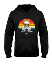 Load image into Gallery viewer, I Do What I Want Skull Sunflower Special Custom Design Hoodie