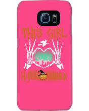 Load image into Gallery viewer, This Girl Loves Halloween Gift For Girls Phone case
