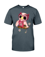 Load image into Gallery viewer, Lovely Tote Bag Owl Perchs On Branch Gift For Owl Lovers Guys Tee