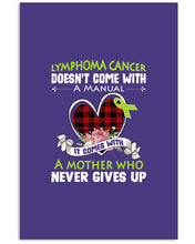 Load image into Gallery viewer, Lymphoma Cancer Doesn't Come With A Manual Vertical Poster