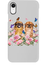 Load image into Gallery viewer, Pekingese With Peonies Gift For Dog Lovers Phone case