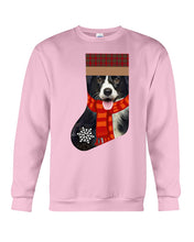 Load image into Gallery viewer, Santa Border Collie In Stock Gift For Dog Lovers Sweatshirt