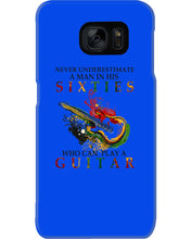 Load image into Gallery viewer, Never Underestimate A 60 Year Old Man Can Play A Guitar Phone case
