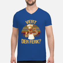 Load image into Gallery viewer, Vert Der Ferk Retro Vintage Gift For Cook Lovers Guys V-Neck
