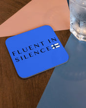 Load image into Gallery viewer, Fluent In Silence Custom Design For Personalized Nation Gift Coaster