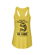 Load image into Gallery viewer, Gift For Daughter-in-law In World Where You Can Be Anything Be Kind Ladies Flowy Tank