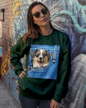 Load image into Gallery viewer, Australian Shepherd In Denim Pocket Gift For Dog Lovers Sweatshirt