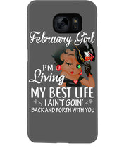 Load image into Gallery viewer, Betty Boop February Girl Living My Best Life Birthday Meaningful Gift Phone case