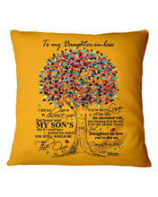 Load image into Gallery viewer, Gift For Daughter-in-law Thank For Loving My Amazing Son Trending Pillow Cover
