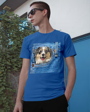 Load image into Gallery viewer, Australian Shepherd In Denim Pocket Gift For Dog Lovers Guys Tee