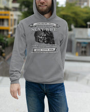Load image into Gallery viewer, Shes Stubborn Messy And A Brat At Times Black Gift For Husband Hoodie